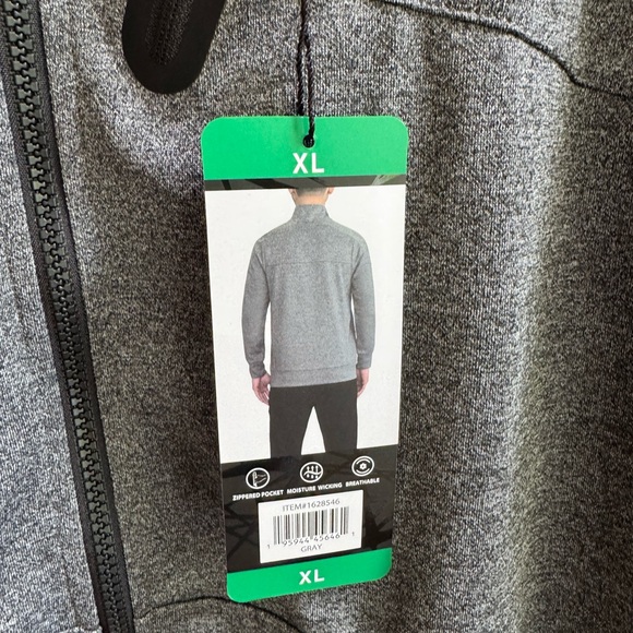 Spyder Active Men’s XL Full Zip Jacket Grey NEW with Tags - Picture 8 of 14